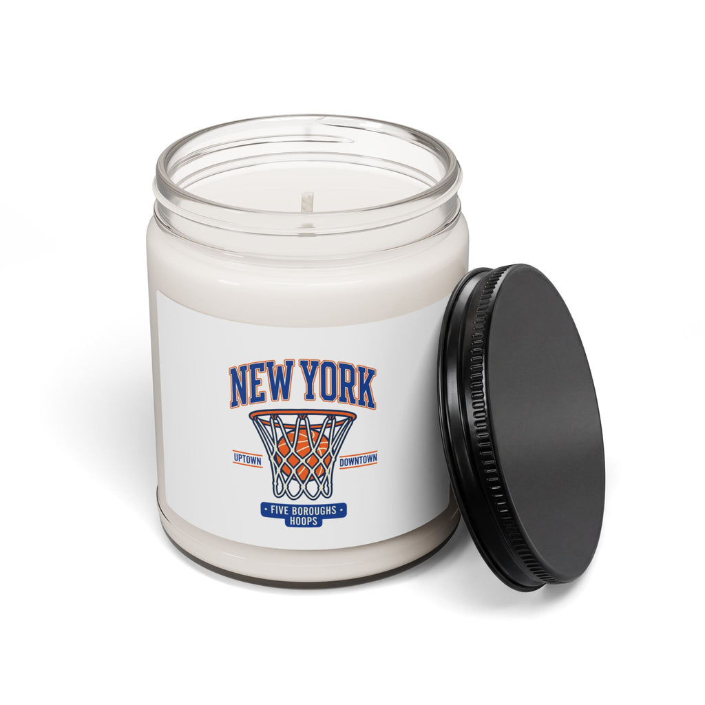New York Basketball Hoop Candle, vintage city pride | 9oz soy jar