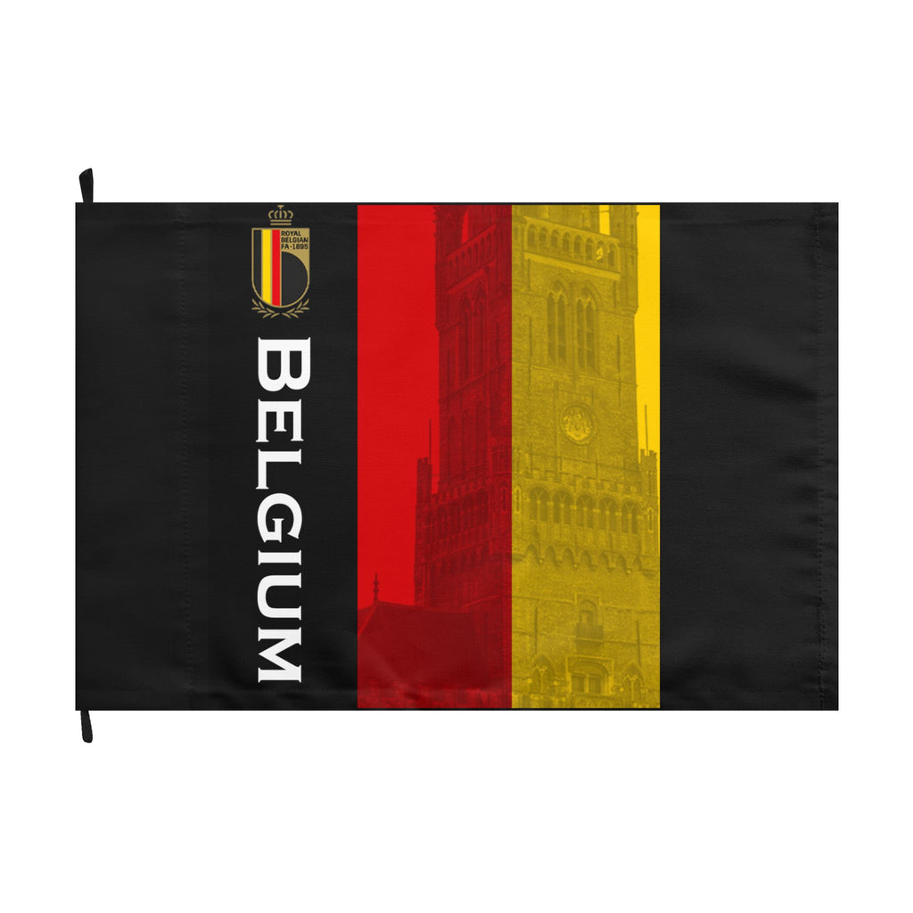 Belgium Vertical Flag — Double-Sided Belgian Pride Garden & Outdoor Banner